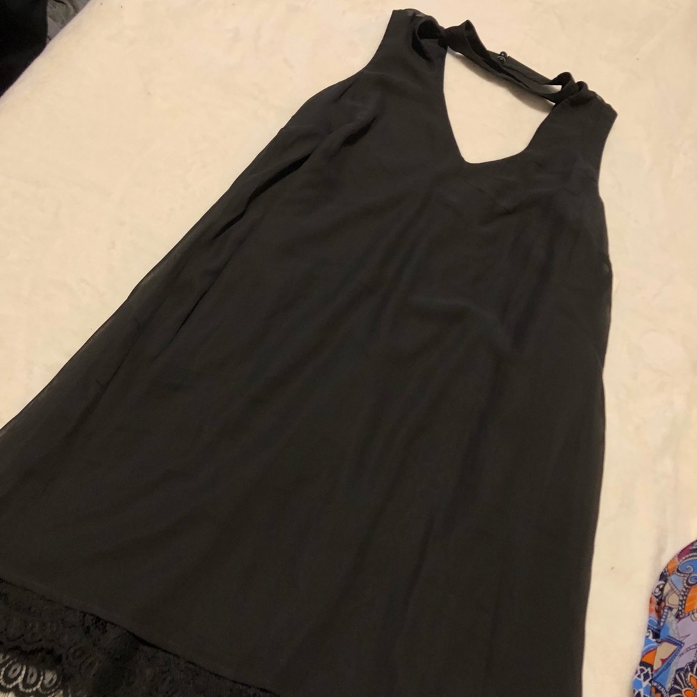 Black cut out dress